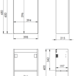 HOUCO ELLIE, 40x22, Hvid Blank - Image 3