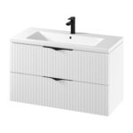 TIRSO 100x45 Møbelsæt, Hvid mat - Image 2