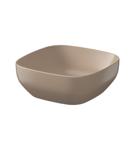 FARVA Bordvask, Square 38×38, Cappuccino Mat, Uden overløb