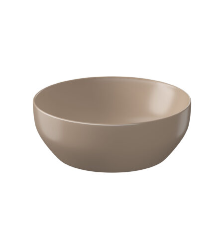 FARVA Bordvask, Rund 40×40, Cappuccino Mat, Uden overløb