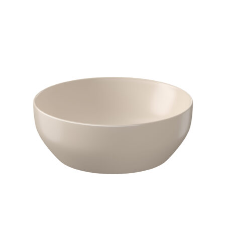 FARVA Bordvask, Rund 40×40, Beige Mat, Uden overløb