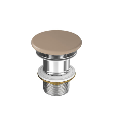 FARVA Bundventil, Keramisk, Cappuccino Mat, For vaske uden overløb