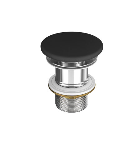 FARVA Bundventil, Keramisk, Antracit Mat, For vaske uden overløb