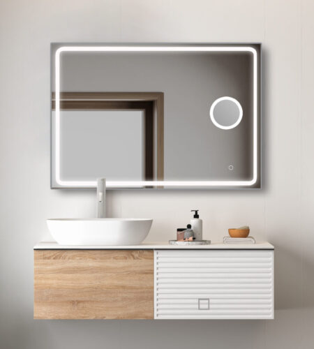 HOUCO MIA-ZOOM, LED-spejl, Flere Størrelser