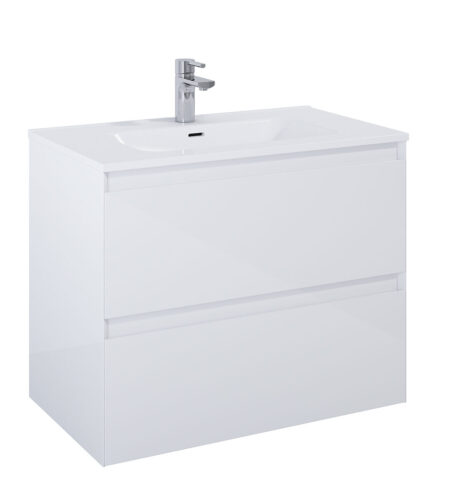 ALMA Badmøbel 80×46, Hvid Blank