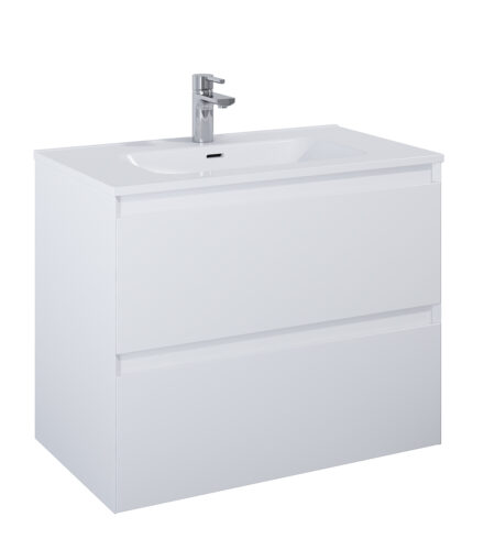 ALMA Badmøbel 80×46, Hvid Mat