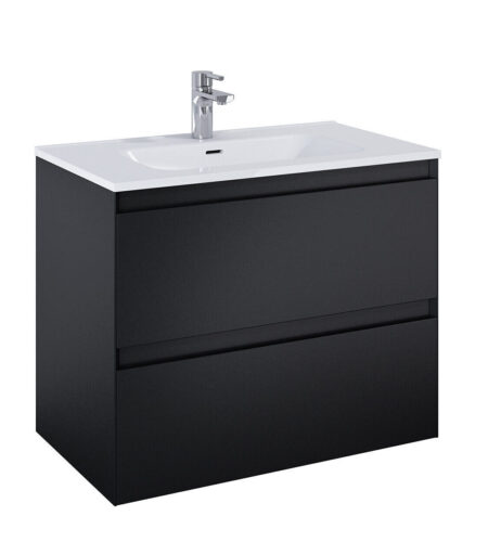 ALMA Badmøbel 80×46, Sort
